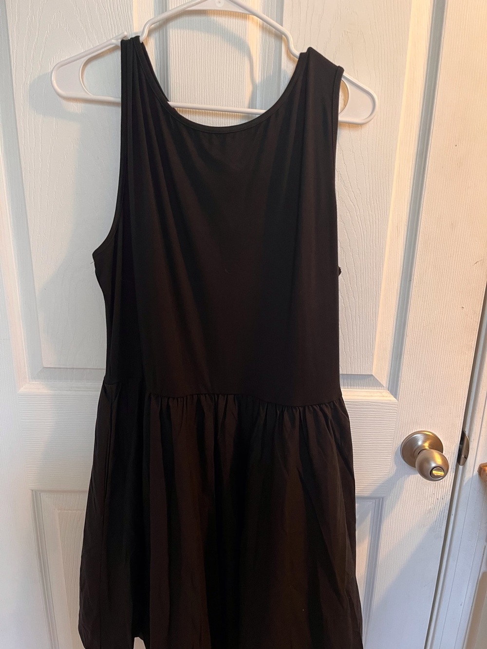 Women’s Black Sleeveless Peplum Dress size XXL